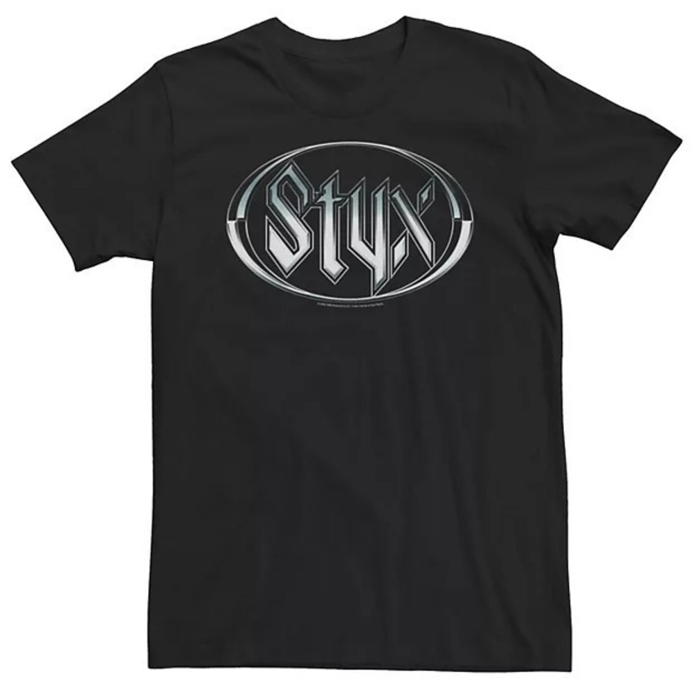 Big & Tall Epic Rights Styx Chromo Text Logo Tee